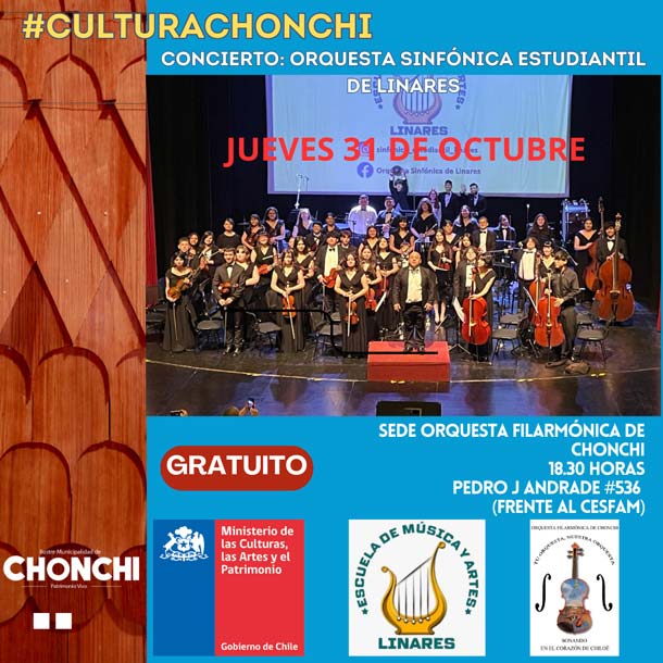 Concierto de la Orquesta Sinfónica Estudiantil de Linares